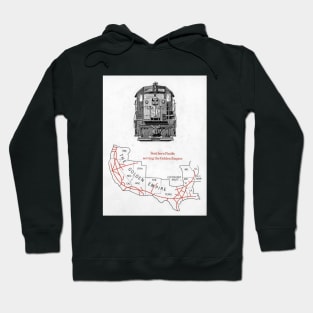 Southern Pacific Map Hoodie